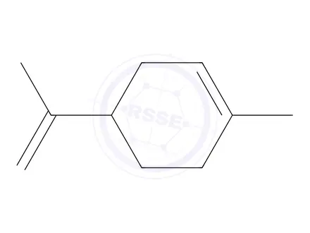 Chemical structure of Dipentene