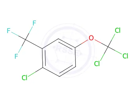 Chemical structure of 1-Chloro-4-(trichloromethoxy)-2-(trifluoromethyl)benzene