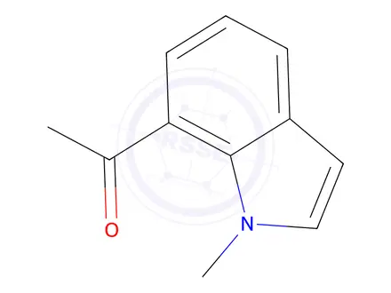 Chemical structure of 1-(1-Methyl-1H-indol-7-yl)ethanone