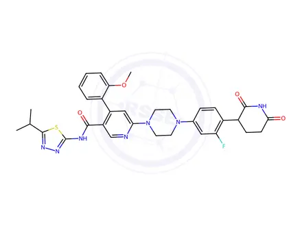 Chemical structure of lumateperone 3A DMP Impurity