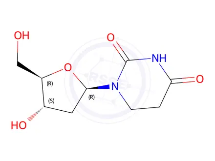 Chemical structure of 5,6-Dihydro-2'-deoxyuridine