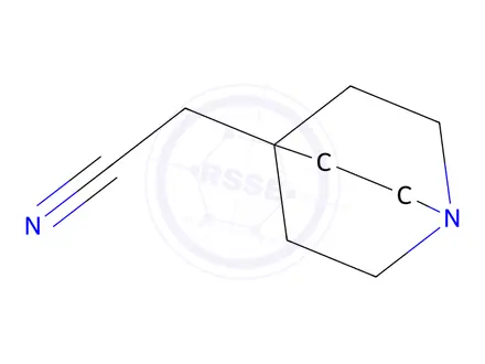 Chemical structure of 2-(Quinuclidin-4-yl)acetonitrile