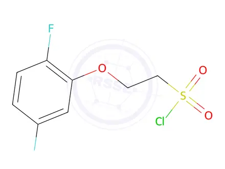 Chemical structure of 2-(2,5-Difluorophenoxy)ethane-1-sulfonyl chloride