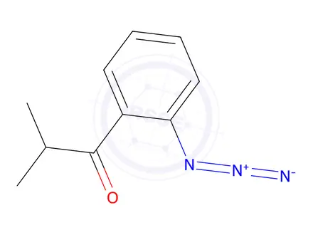 Chemical structure of 1-(2-azidophenyl)-2-methylpropan-1-one