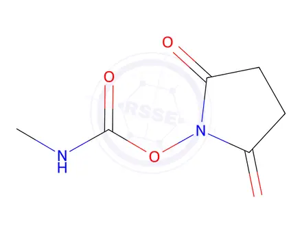 Chemical structure of N-SuccinimidylN-methylcarbamate
