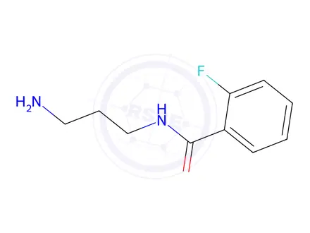 Chemical structure of n-(3-Aminopropyl)-2-fluorobenzamide