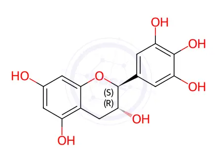 Chemical structure of Gallocatechin