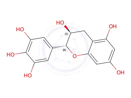 Chemical structure of Gallocatechin