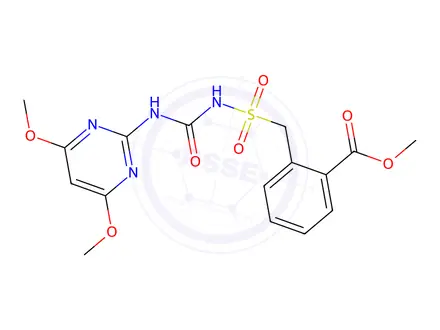 Chemical structure of Bensulfuron-methyl in acetonitrile