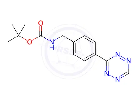 Chemical structure of Tetrazine-NHBoc