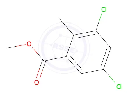 Chemical structure of 3,5-Dichloro-2-methyl-benzoic acid methyl ester