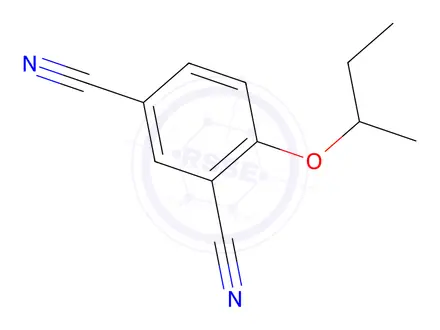 Chemical structure of 4-(sec-butoxy)isophthalonitrile