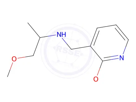 Chemical structure of 1-Methoxy-N-((2-methoxypyridin-3-yl)methyl)propan-2-amine