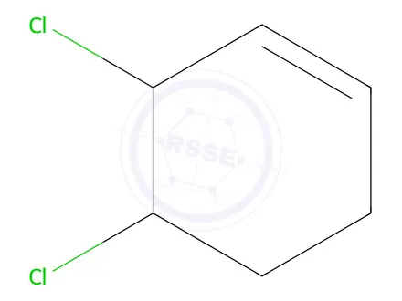 Chemical structure of Cyclohexene, 3,4-dichloro-(9CI)
