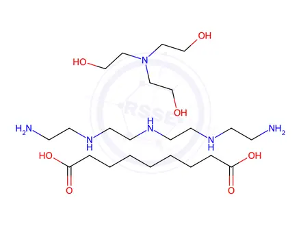 Chemical structure of azelaic acid, compound with N-(2-aminoethyl)-N'-[2-[(2-aminoethyl)amino]ethyl]ethane-1,2,-diamine and 2,2',2''-nitrilotriethanol