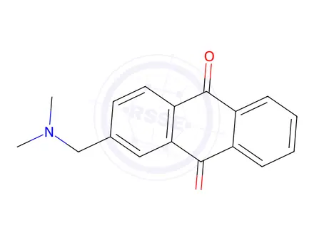 Chemical structure of 2-((Dimethylamino)methyl)anthracene-9,10-dione