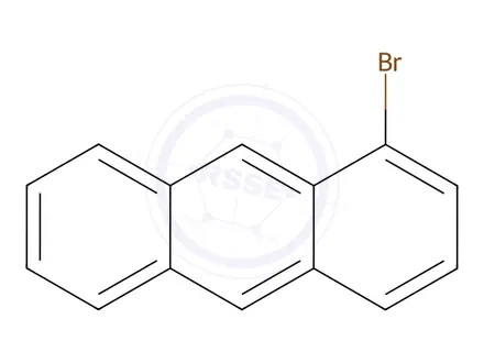 Chemical structure of 1-Bromoanthracene