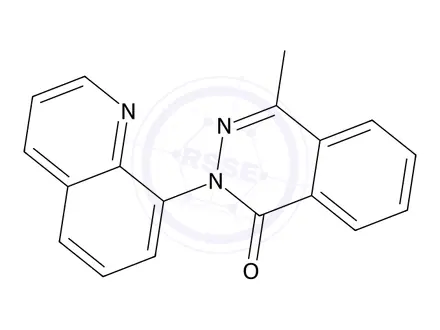 Chemical structure of 4-Methyl-2-(quinolin-8-yl)-1,2-dihydrophthalazin-1-one