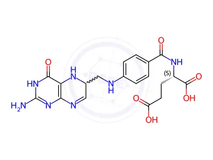 Chemical structure of Calcium Levofolinate Impurity 15