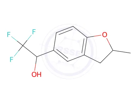 Chemical structure of 2,2,2-Trifluoro-1-(2-methyl-2,3-dihydrobenzofuran-5-yl)ethan-1-ol