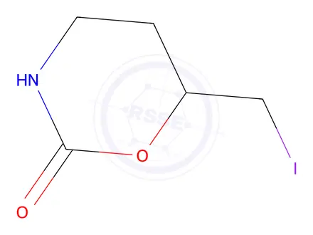 Chemical structure of 6-(Iodomethyl)-1,3-oxazinan-2-one