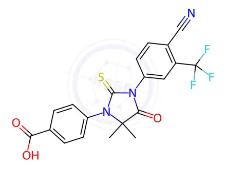 Chemical structure of Enzalutamide Impurity 141