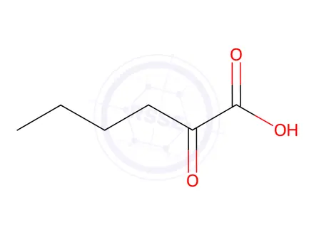 Chemical structure of 2-Oxohexanoic Acid
