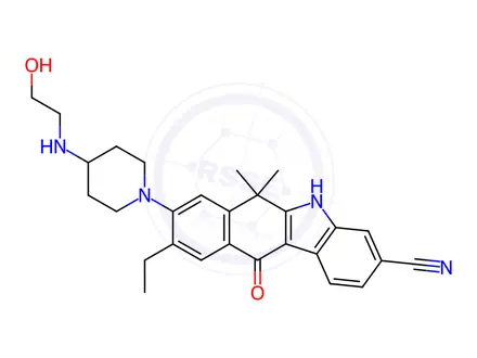 Chemical structure of Alectinib M4 Metabolite
