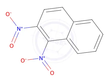 Chemical structure of 1,2-Dinitronaphthalene
