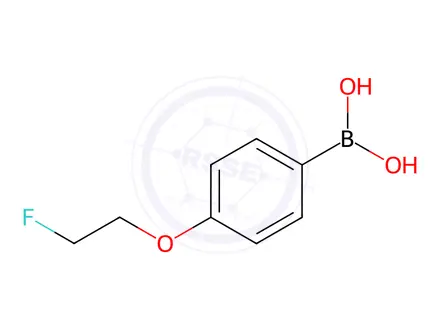Chemical structure of 4-(2-Fluoroethoxy)phenylboronic Acid