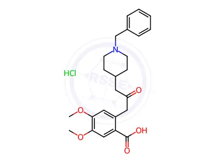 Chemical structure of Donepezil Impurity 17 HCl