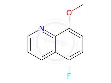 Chemical structure of 5-Fluoro-8-methoxyquinoline
