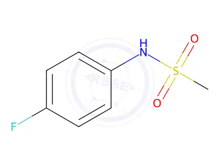 Chemical structure of N-(4-Fluorophenyl)methanesulfonamide