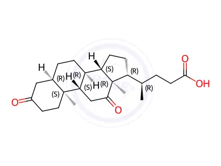 Chemical structure of Chenodeoxycholic Acid Impurity 50