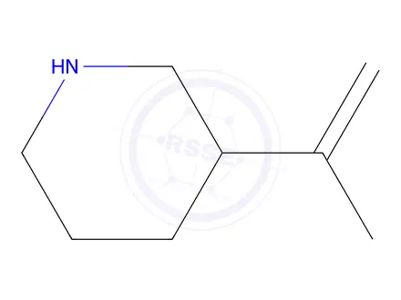 Chemical structure of 3-(Prop-1-en-2-yl)piperidine