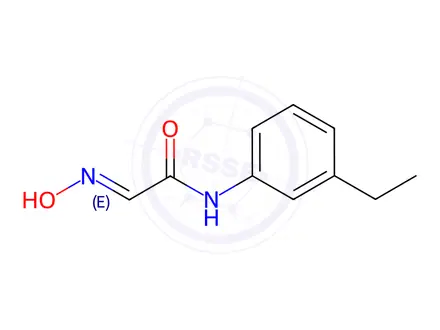 Chemical structure of N-((3-ETHYLPHENYL)-2-HYDROXYIMINO)-ACETAMIDE