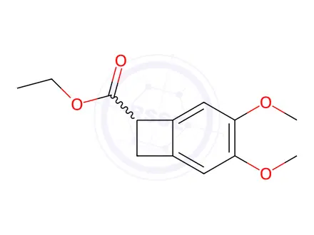Chemical structure of Ethyl 3,4-dimethoxybicyclo[4.2.0]Octa-1,3,5-triene-7-carboxylate