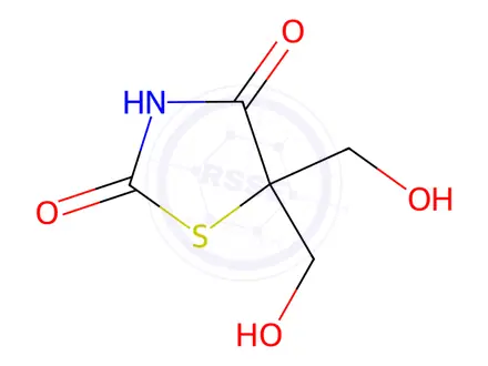 Chemical structure of 5,5-Bis(hydroxymethyl)-1,3-thiazolidine-2,4-dione