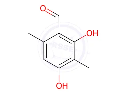 Chemical structure of 2,4-Dihydroxy-3,6-dimethylbenzaldehyde