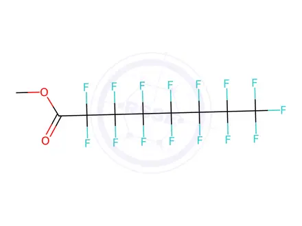 Chemical structure of Methyl perfluorooctanoate