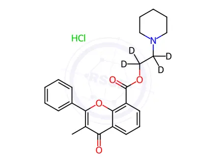 Chemical structure of Flavoxate-d4 Hydrochloride