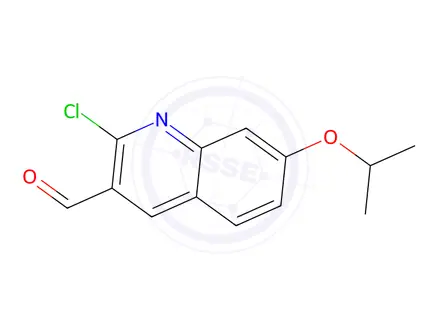 Chemical structure of 2-Chloro-7-isopropoxyquinoline-3-carbaldehyde