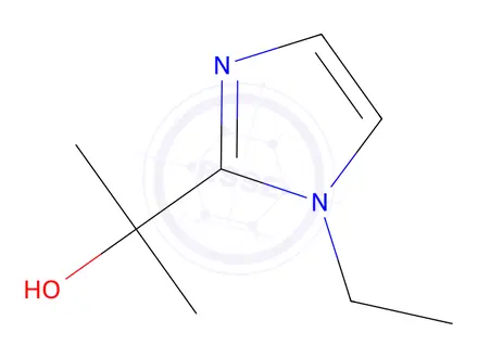 Chemical structure of 2-(1-Ethyl-1h-imidazol-2-yl)propan-2-ol