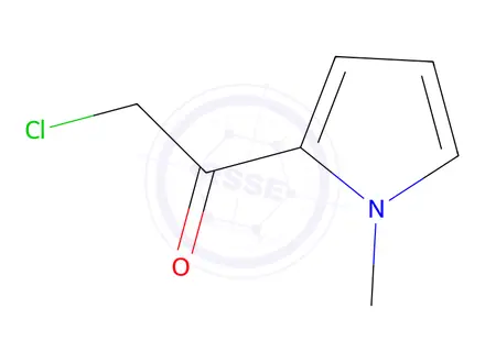 Chemical structure of 2-Chloro-1-(1-methyl-1H-pyrrol-2-yl)ethanone
