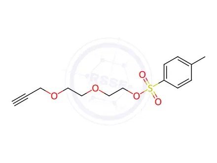 Chemical structure of Ethanol, 2-[2-(2-propyn-1-yloxy)ethoxy]-, 1-(4-methylbenzenesulfonate)