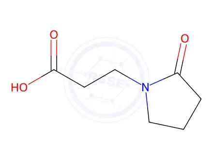 Chemical structure of 3-(2-Oxopyrrolidin-1-Yl)Propanoic Acid
