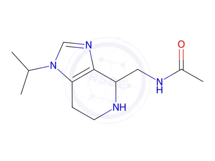 Chemical structure of N-((1-Isopropyl-4,5,6,7-tetrahydro-1H-imidazo[4,5-c]pyridin-4-yl)methyl)acetamide