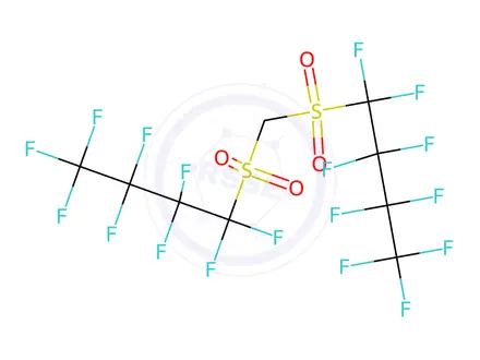 Chemical structure of Bis[(nonafluorobutyl)sulfonyl]methane