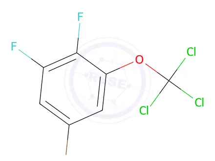 Chemical structure of 1417567-66-8 5-Bromo-1,2-difluoro-3-(trichloromethoxy)benzene