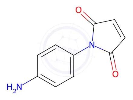 Chemical structure of N-(4-Aminophenyl)maleimide